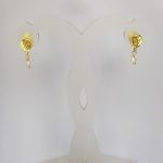 DIAMOND & STONE EARRING