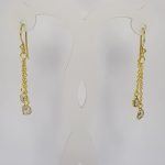 DIAMOND & STONE EARRING