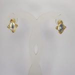 DIAMOND & STONE EARRING