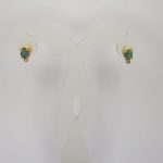 DIAMOND & STONE EARRING