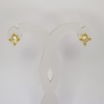 DIAMOND & STONE EARRING