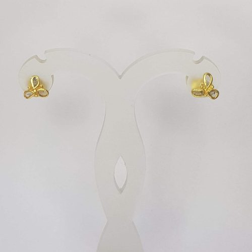 DIAMOND & STONE EARRING