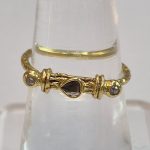 DIAMOND & STONE RING
