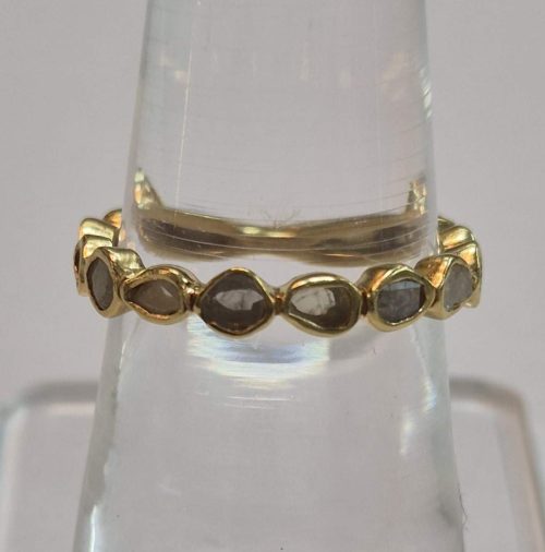 DIAMOND & STONE RING