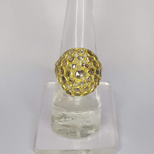 DIAMOND & STONE RING