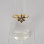DIAMOND & STONE RING