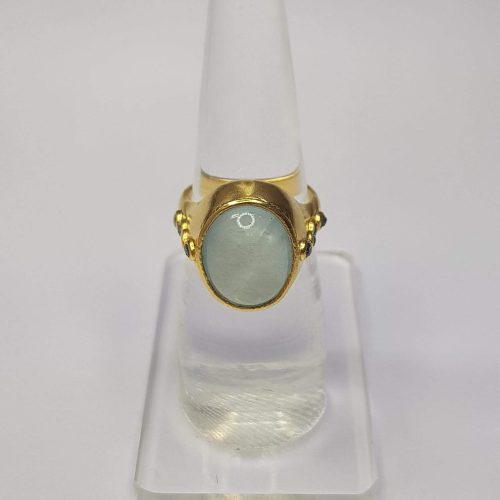 DIAMOND & STONE RING