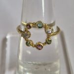 DIAMOND & STONE RING