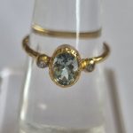 DIAMOND & STONE RING