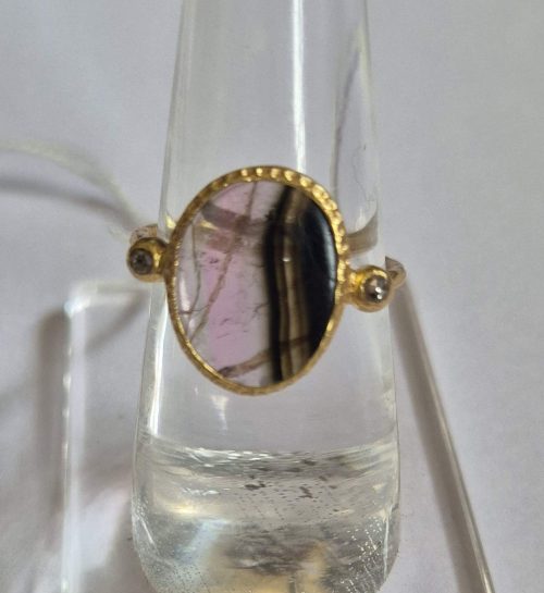 DIAMOND & STONE RING