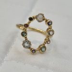 DIAMOND & STONE RING