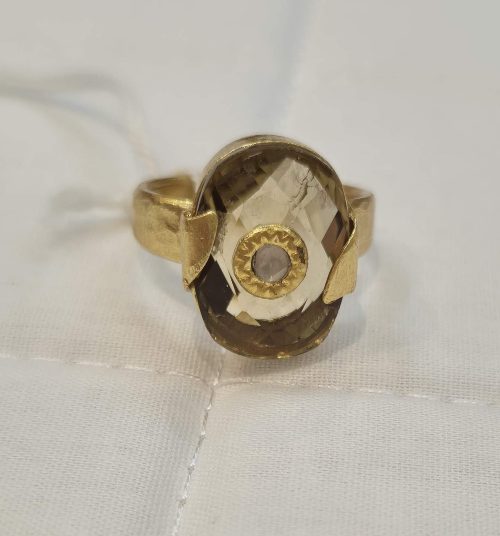 DIAMOND & STONE RING