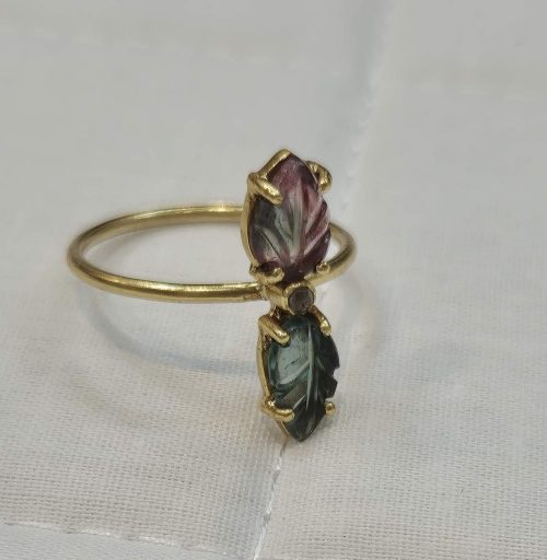 DIAMOND & STONE RING