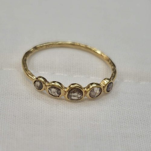 DIAMOND & STONE RING