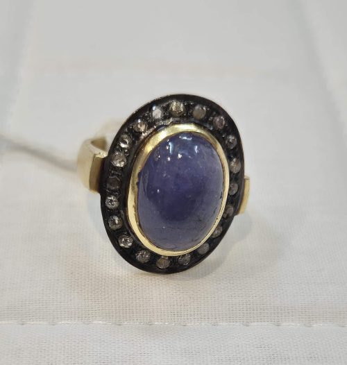 DIAMOND & STONE RING
