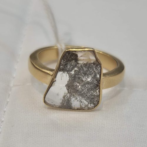 DIAMOND & STONE RING