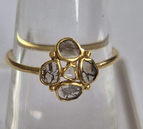 DIAMOND & STONE RING