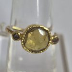 DIAMOND & STONE RING